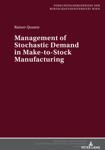 Management of Stochastic Demand in Make-to-Stock Manufacturing