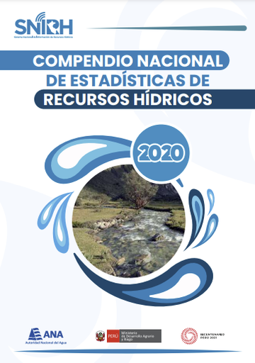 Compendio Nacional de Estadísticas de Recursos Hídricos 2020