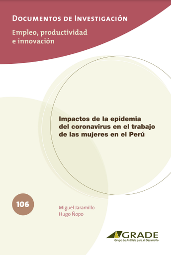 Impactos de la epidemia del coronavirus en el trabajo de las mujeres en el Perú