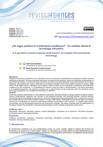 ¿Se logra predecir el rendimiento académico? Un análisis desde la tecnología educativa