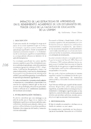 Impacto de las estrategias de aprendizaje en el rendimiento académico de los estudiantes del tercer ciclo