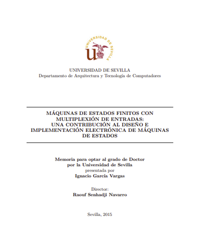 Máquinas de estados finitos con multiplexión de entradas