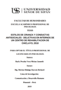 Estilos de crianza y conductas antisociales - delictivas en internos de un centro de rehabilitación de Chiclayo, 2018