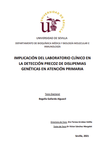 Implicación del laboratorio clínico en la detección precoz de dislipemias genéticas en atención primaria