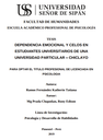 Dependencia emocional y celos en estudiantes universitarios de una universidad particular - Chiclayo