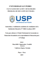 Autoestima y rendimiento académico de estudiantes de la Institución Educativa N° 20633-Ayabaca-2019