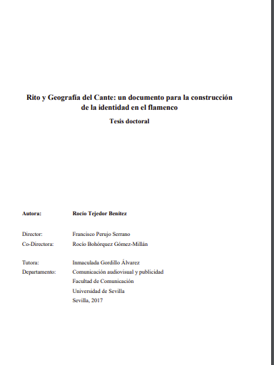 Rito y geografía del cante: Un documento para la construcción de la identidad en el flamenco