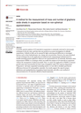 A method for the measurement of mass and number of graphene oxide sheets in suspension based on non-spherical approximations