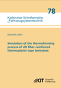 Simulation of the thermoforming process of UD fiber-reinforced thermoplastic tape laminates