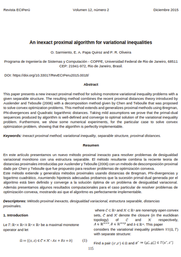 An inexact proximal algorithm for variational inequalities