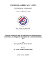 Factores predictivos que se relacionan con la permanencia eclesiástica, en feligreses adventistas de Lima metropolitana, 2017