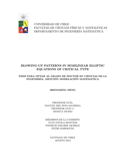 Blowing-up patterns in semilinear elliptic equations of critical type