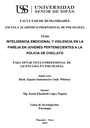 INTELIGENCIA EMOCIONAL Y VIOLENCIA EN LA PAREJA EN JOVENES PERTENECIENTES A LA POLICIA DE CHICLAYO