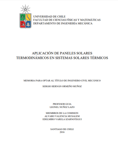 Aplicación de paneles solares termodinámicos en sistemas solares térmicoscn