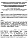 Sintesis del óxido de cobre nanoestructurado asistida con irradiación gamma o ultrasonido y sus propiedades antimicrobianas