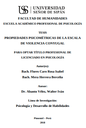 Propiedades psicométricas de la escala de violencia conyugal