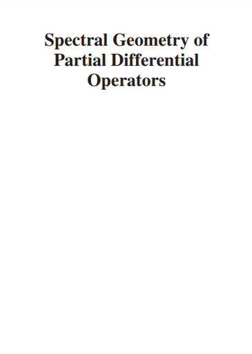 Spectral Geometry of Partial Differential Operators