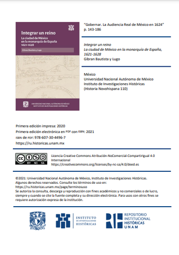 Gobernar: la Audiencia Real de México en 1624