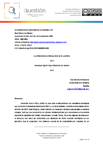 La ultraderecha estadounidense en pantalla