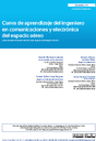 Curva de aprendizaje del ingeniero en comunicaciones y electrónica del espacio aéreo