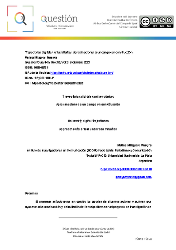 Trayectorias digitales universitarias