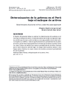 Determinantes de la pobreza en el Perú bajo el enfoque de activos