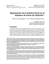 Segregación de la política fiscal en el esquema de metas de inflación