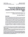 Construcción del Megaterminal Transporte Multimodal para cumplimiento Plan 2008-2021 Región Lima