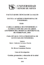 CARGA LABORAL DE ENFERMERÍA Y SATISFACCIÓN DE LOS USUARIOS ATENDIDOS DEL HOSPITAL REFERENCIAL DE FERREÑAFE, 2018