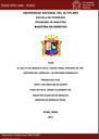 El delito de abigeato en el código penal peruano de 1991, deficiencias jurídicas y su reforma normativa