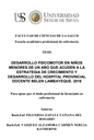Desarrollo psicomotor en niños menores de un año que acuden a la estrategia de crecimiento y desarrollo del Hospital Provincial Docente Belen Lambayeque 2016