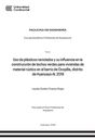 Uso de plásticos reciclados y su influencia en la construcción de techos verdes para viviendas de material rústico en el barrio de Ocopilla