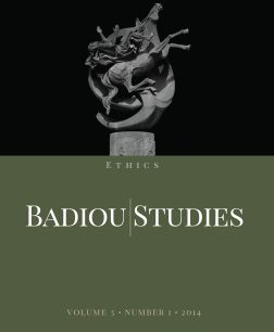 Badiou Studies 3