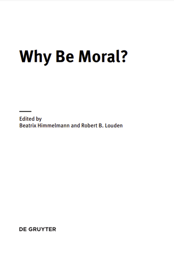 Why be moral?