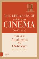 The Red Years of Cahiers du cinéma (1968-1973): Volume II