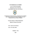 Evaluación de consumo eléctrico y propuestas de uso eficiente para mejorar el proceso de ahorro energético