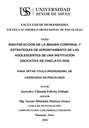 Insatisfacción de la imagen corporal y estrategias de afrontamiento de las adolescentes de una institución educativa de Chiclayo 2018