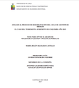 Análisis al proceso de rehabilitación del ciclo de gestión de riesgos: el caso del terremoto-maremoto de Coquimbo año 2015