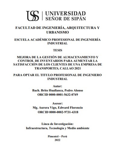 Mejora de la gestión de almacenamiento y control de inventarios para aumentar la satisfacción de los clientes