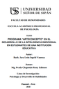 Programa Arteconcepto en el desarrollo de la inteligencia emocional en estudiantes de una institución educativa