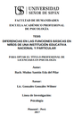 Diferencias en las funciones básicas en niños de una institución educativa nacional y particular