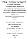 Relación entre actitudes hacia la sexualidad y satisfacción marital en docentes de una institución educativa Chiclayo 2017