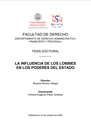 La influencia de los lobbies en los poderes del Estado