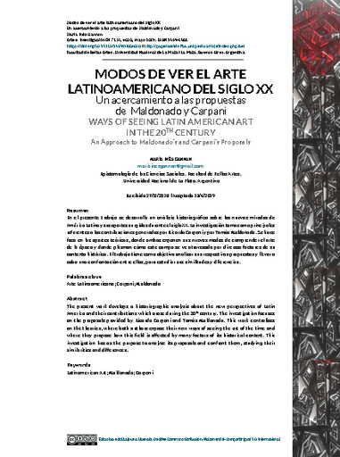 Modos de ver el arte latinoamericano del siglo XX