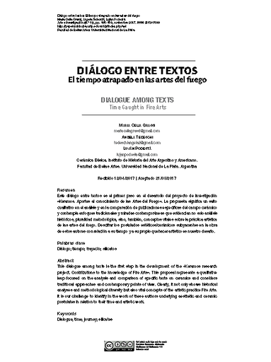 Diálogo entre textos