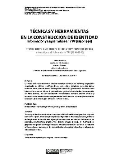 Técnicas y herramientas en la construcción de identidad