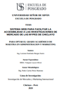 Sistema web para facilitar la accesibilidad a las investigaciones de mercado de las Mypes de Chiclayo