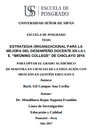 Estrategia organizacional para la mejora del desempeño docente en la I. E. "Brüning College" de Chiclayo 2016