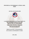 La responsabilidad civil por el defecto de los productos en la ley de protección al consumidor