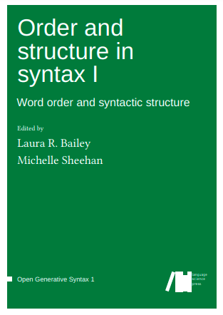 Order and structure in syntax I